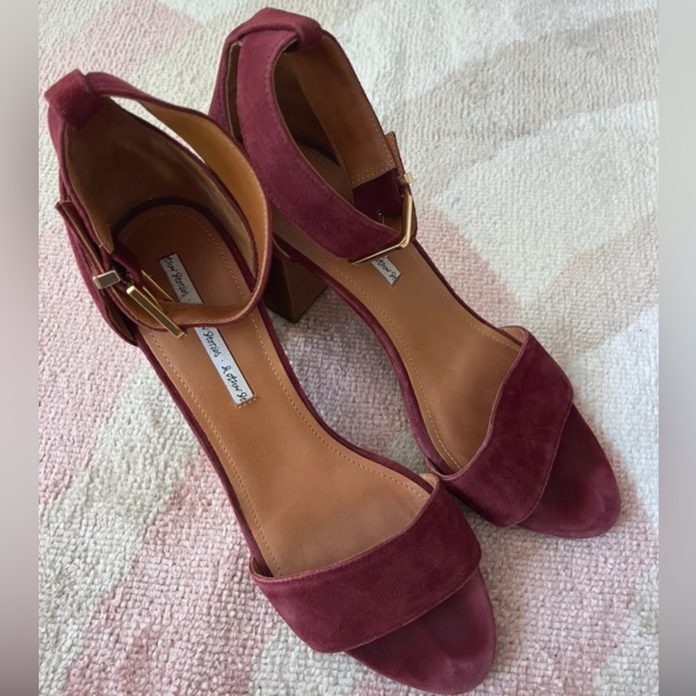 Elegant Burgundy Women's Sandals (& other stories)